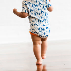 Penguin Onesie - orange