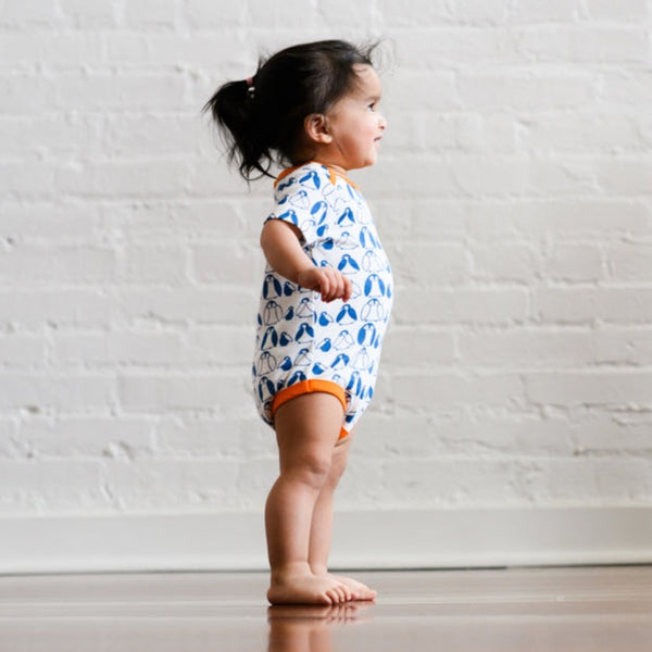 Penguin Onesie - orange