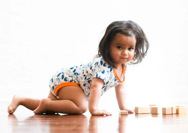 Penguin Onesie - orange