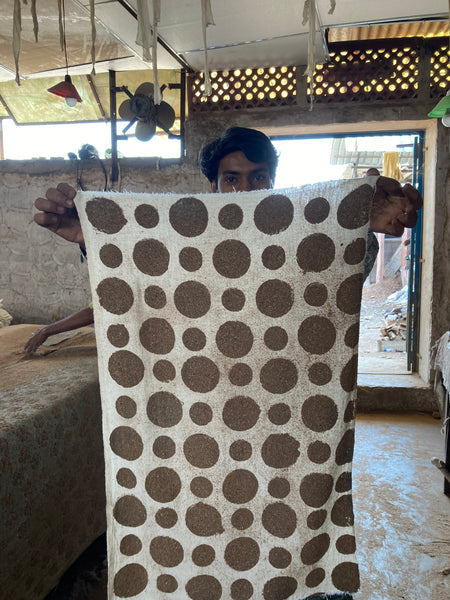 Polka Shorts: Adult Dabu | Dark Brown