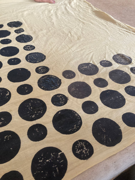 Polka Shorts: Adult Dabu | Dark Brown