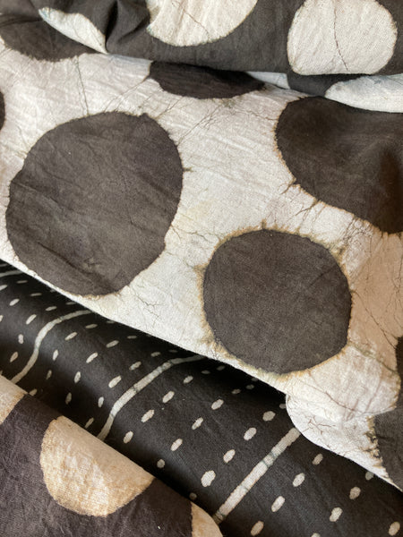 Polka Shorts: Adult Dabu | Dark Brown