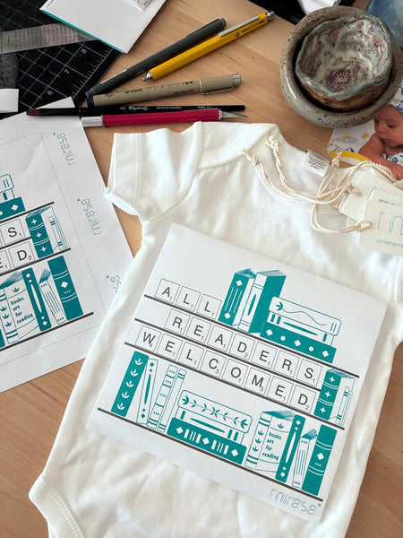 All Readers Welcome - organic t-shirt