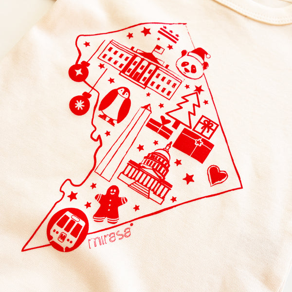 My DC Holiday: Long Sleeve Onesie