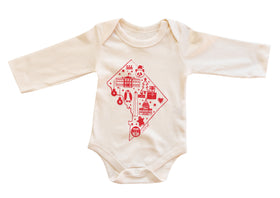 My DC Holiday: Long Sleeve Onesie