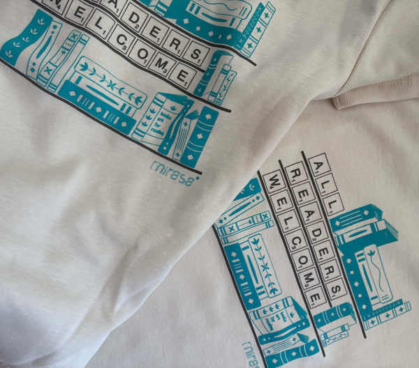 All Readers Welcome - organic t-shirt
