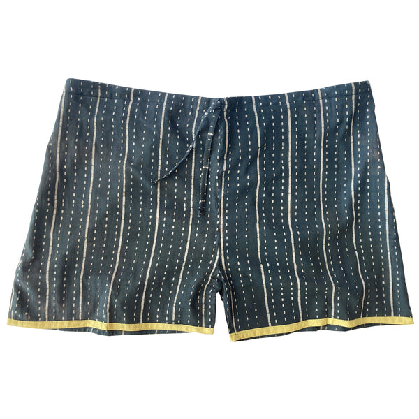 Stripe Shorts: Adult Dabu | Dark Brown