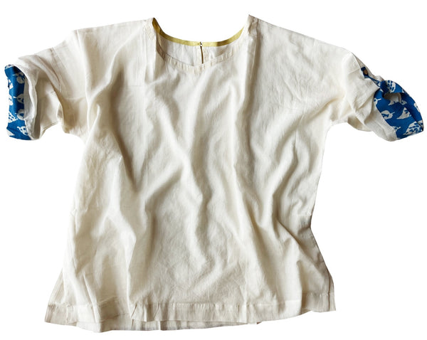 Solid Ecru Tunic: Adult Dabu