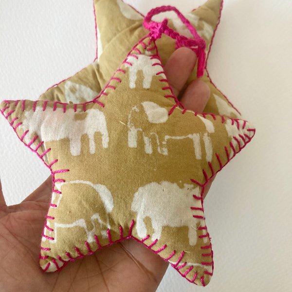 Star Ornament- Elephant FY