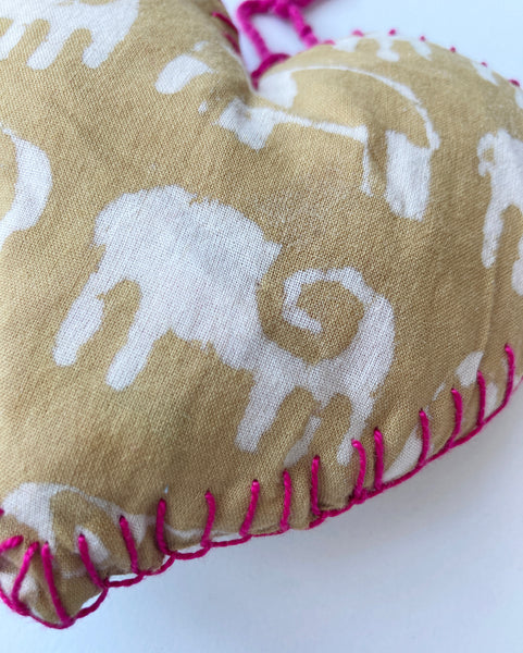 Heart Ornament- Elephant FY
