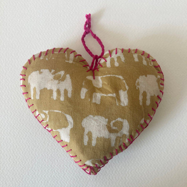Heart Ornament- Elephant FY