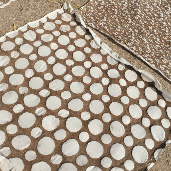 Polka Tunic: Adult Dabu | Light Brown