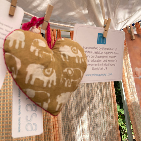 Heart Ornament- Elephant FY