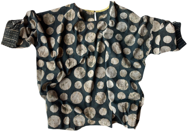 Polka Tunic: Adult Dabu | Dark Brown