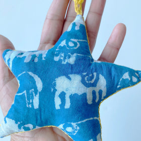 Star Ornament- Indigo