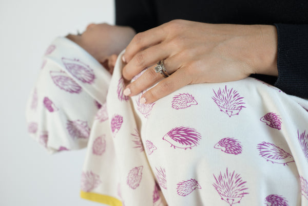 *New* porcupine blanket - mirasa, blankets - organic cotton baby clothing 