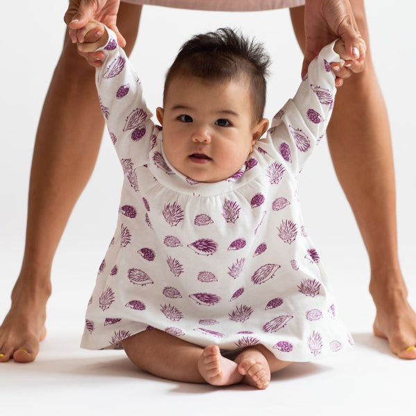Baby Porcupine Dress | Fuchsia