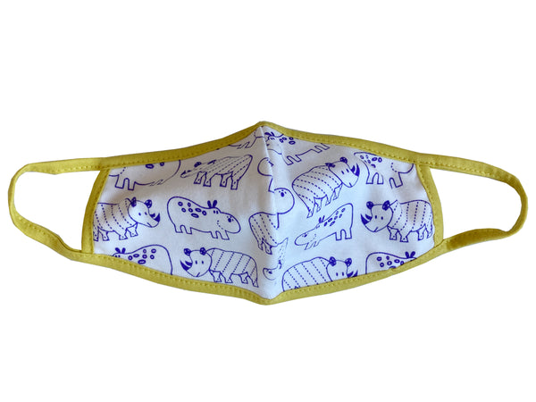 Hippo + Rhino Mask | kids & adults
