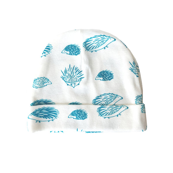 Porcupine Onesie Gift Set- Blue & Celery