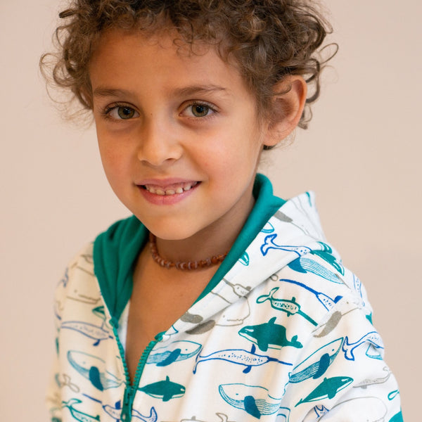 Whales Hoody- jade