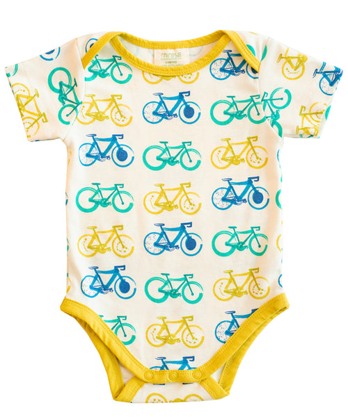 Bike Onesie - celery