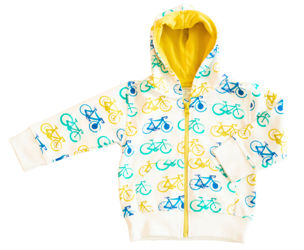 Bike Hoody- celery