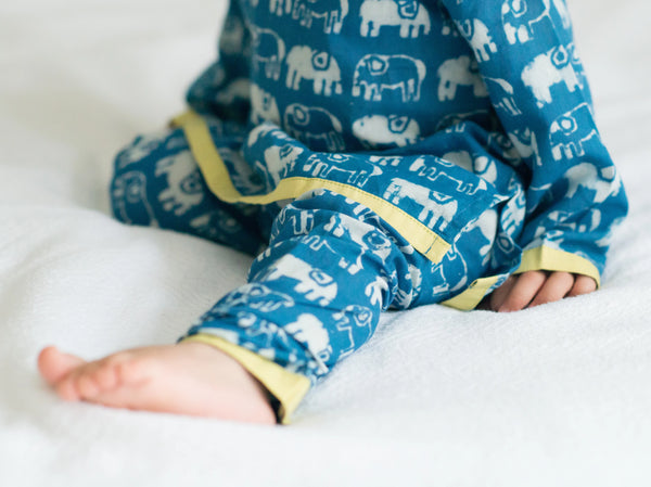 Elephant Pants | handmade | indigo - mirasa, clothing - organic cotton baby clothing 