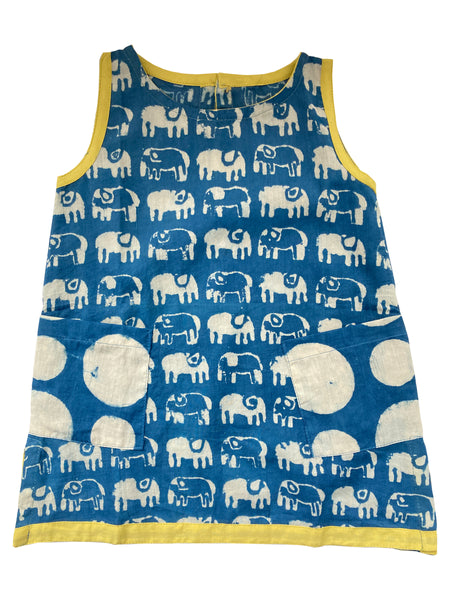 Elephant Dress | handmade | indigo