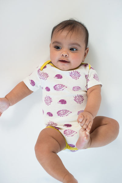 *New* porcupine onesie - mirasa, clothing - organic cotton baby clothing 
