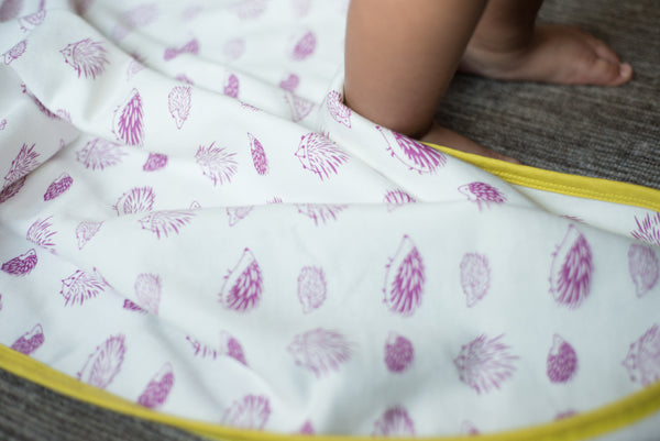 *New* porcupine blanket - mirasa, blankets - organic cotton baby clothing 