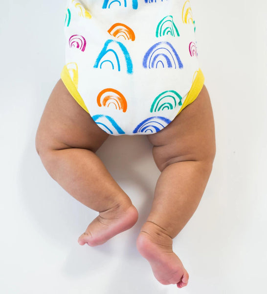 *New* rainbow onesie - mirasa, clothing - organic cotton baby clothing 