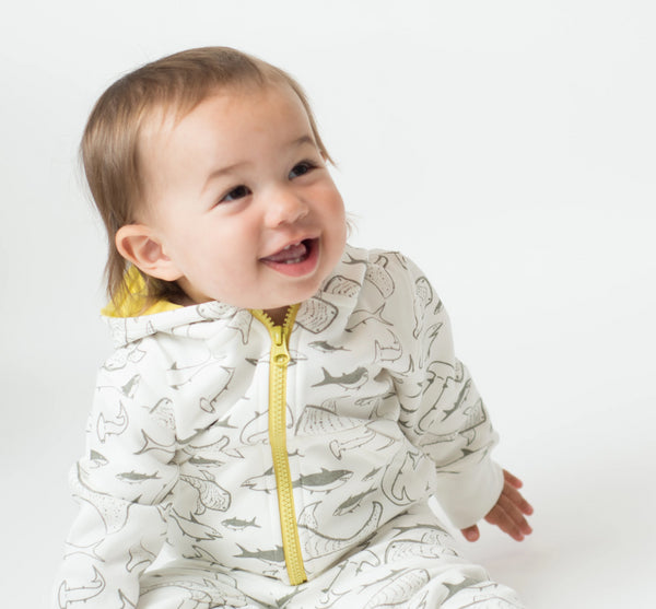 *New* Shark Hoody - mirasa, clothing - organic cotton baby clothing 