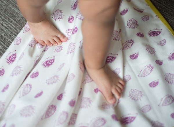 *New* porcupine blanket - mirasa, blankets - organic cotton baby clothing 