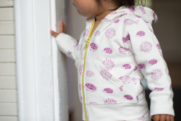 *New* Porcupine Hoody - mirasa, clothing - organic cotton baby clothing 
