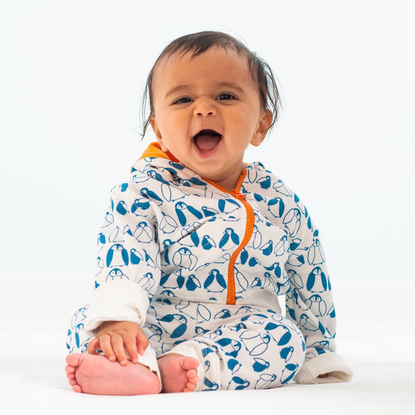 Penguin Hoody -orange