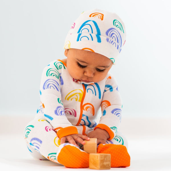 Organic Rainbow Beanie