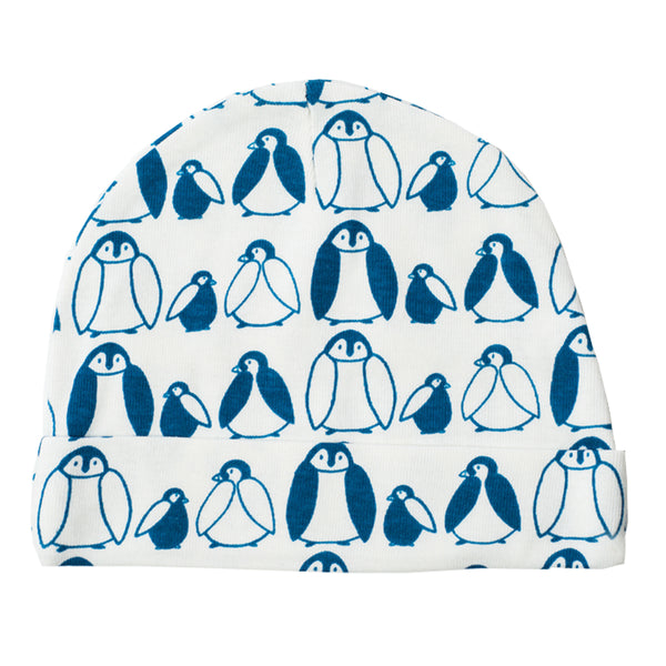 Organic Penguin Beanie - mirasa,  - organic cotton baby clothing 