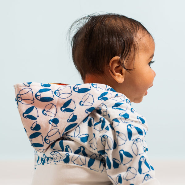 Penguin Hoody -orange