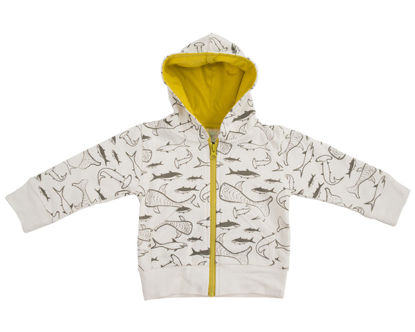 *New* Shark Hoody - mirasa, clothing - organic cotton baby clothing 
